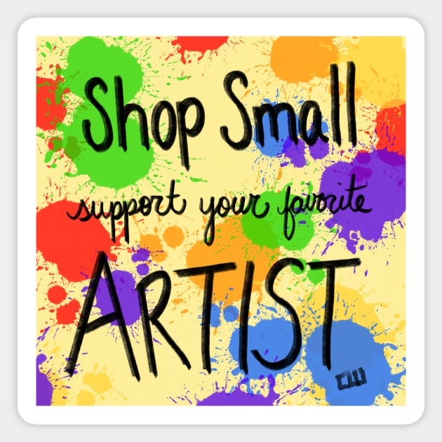 Shop small artist Sticker by That1CamGirl